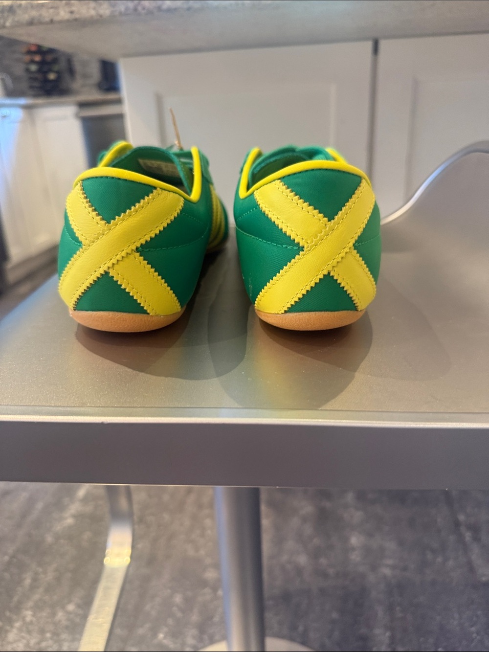 NIB adidas Tokyo Green and Yellow Women's Sneakers - Picture 6 of 8